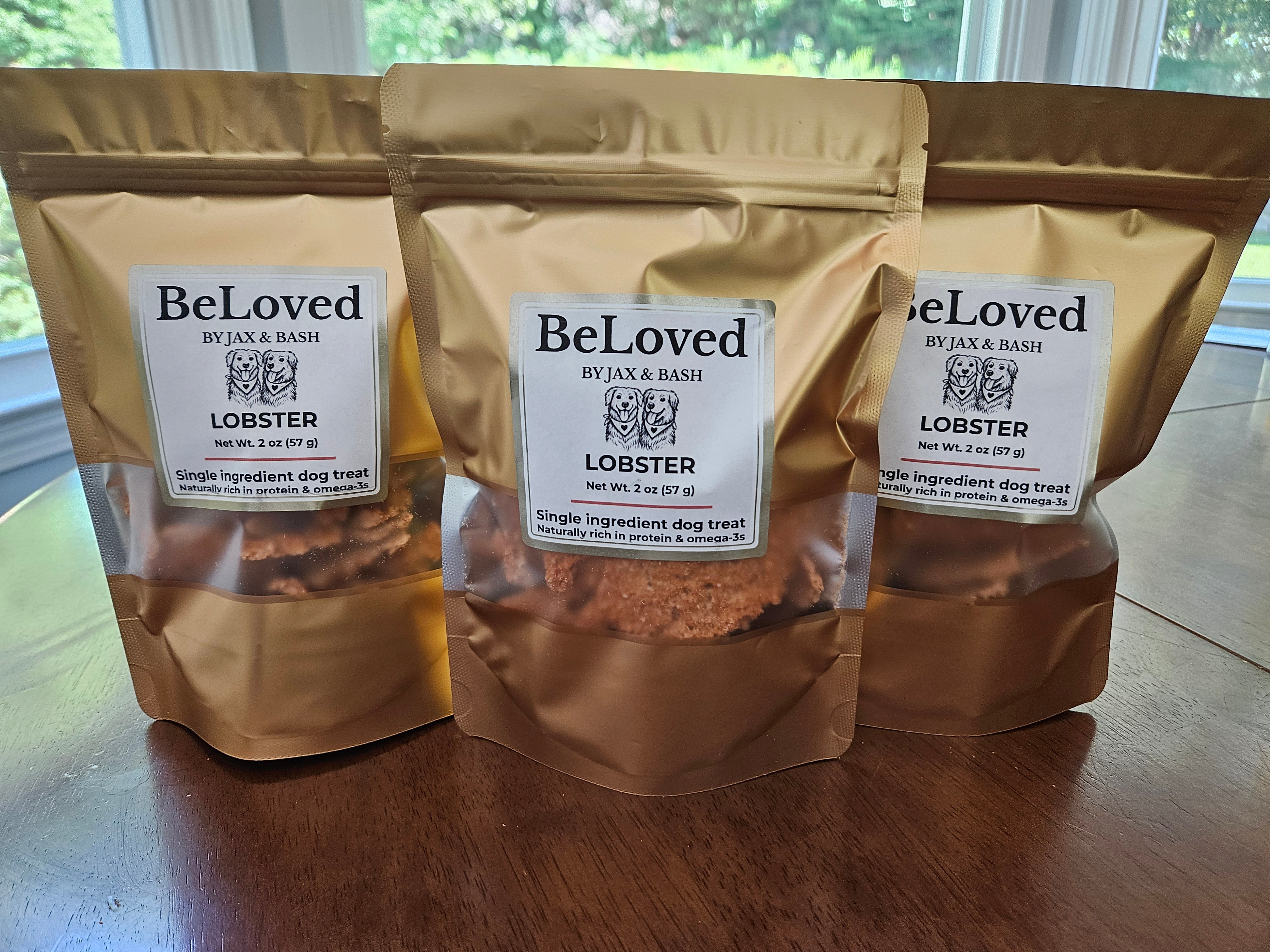 BeLoved Lobster - Single Ingredient Dog Treats 2 oz