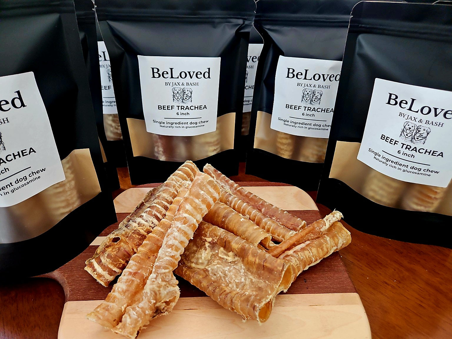 BeLoved Beef Trachea - Single Ingredient Dog Chews 2 Pack
